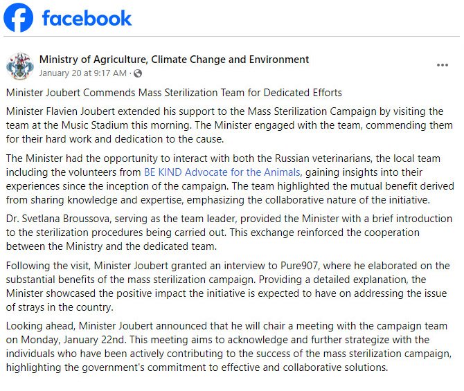 Facebook Post